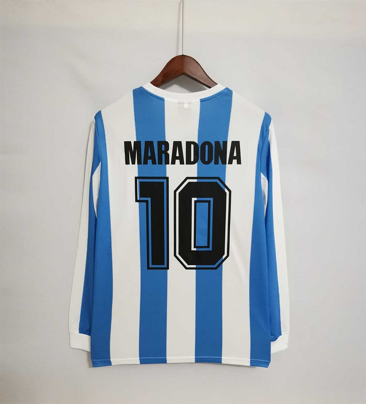 1986 Argentina home long sleeve