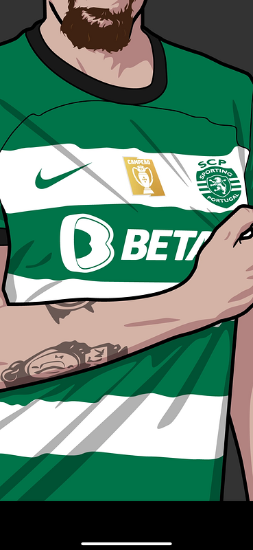 23-24 Sporting championship shirt