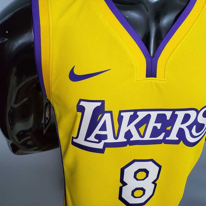 Bryant #8 Lakers V-neck City Edition yellow