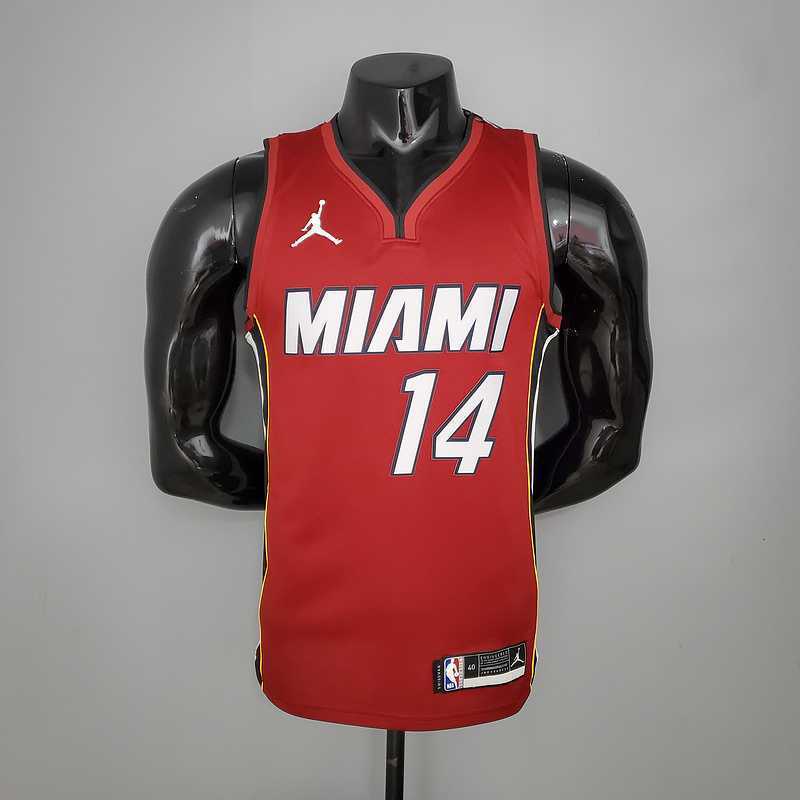 New Miami Heat Jordan HERRO#14 Burgundy