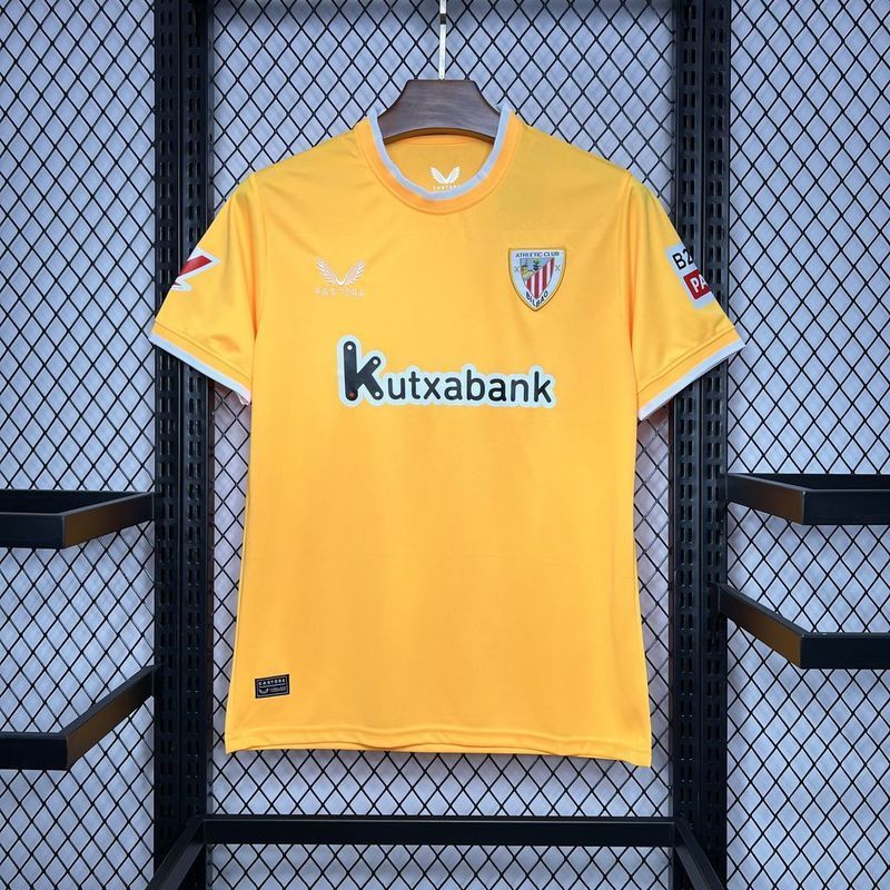 24-25 Bilbao yellow goalkeeper jersey