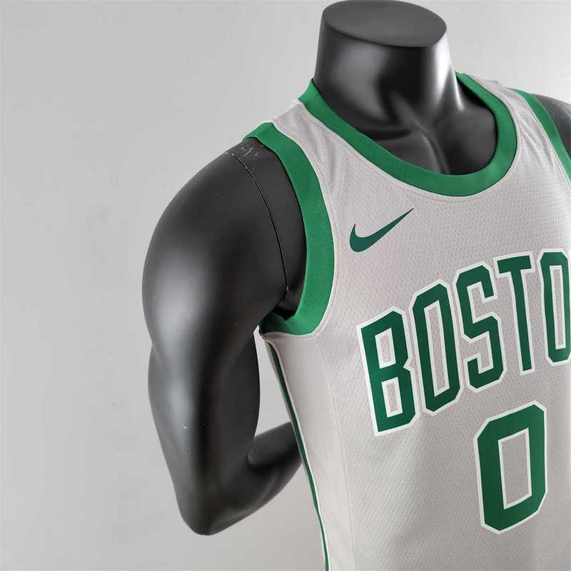 Tatum#0 Boston Celtics Grey NBA Jersey
