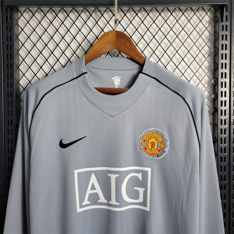 07-08 Manchester United gray goalkeeper Long Sleeve