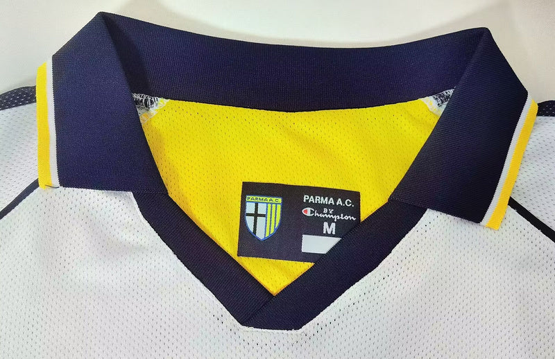 03-04 Parma away white retro jersey