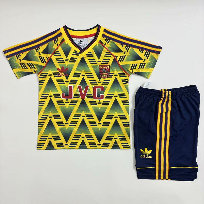 91-93 Arsenal away retro kid kit