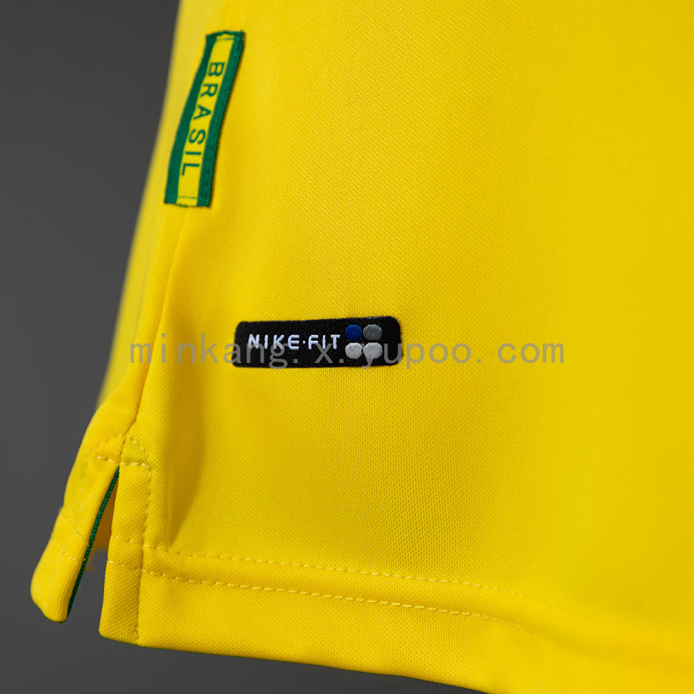 Brazil 1998 Home Women's Retro Jersey S-XXL