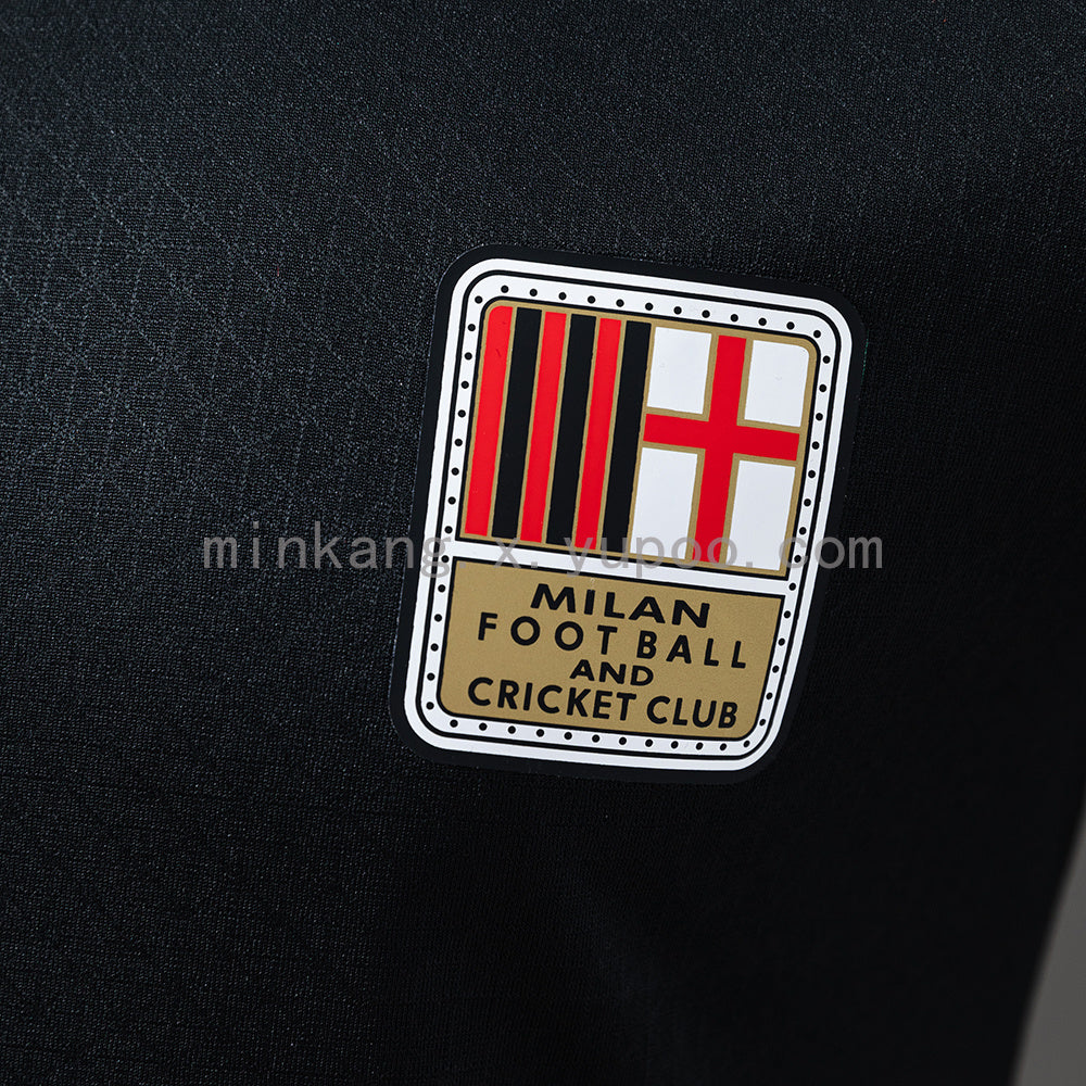 AC Milan 125th Anniversary Edition - Black Player Version Jersey S-3XL