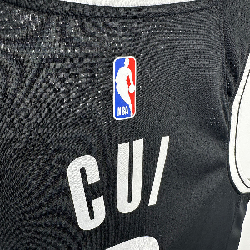 Brooklyn Nets #8 CUI Black NBA Jersey