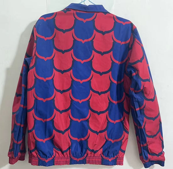 24-25 Barcelona bluie and red REVERSIBLE windbreaker