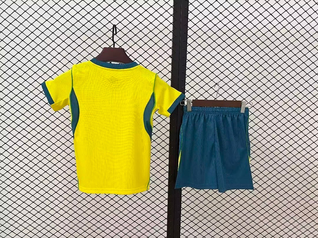 Brazil 2026 World Cup Home Kid kit size 16-28