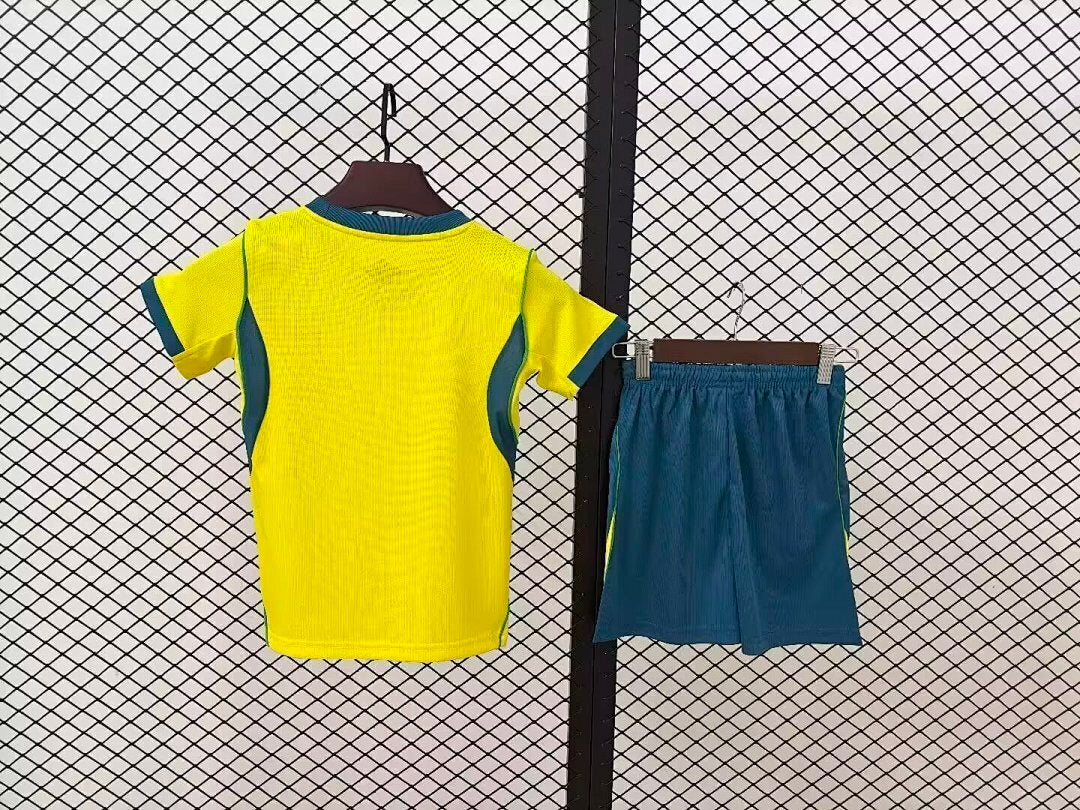 Brazil 2026 World Cup Home Kid kit size 16-28