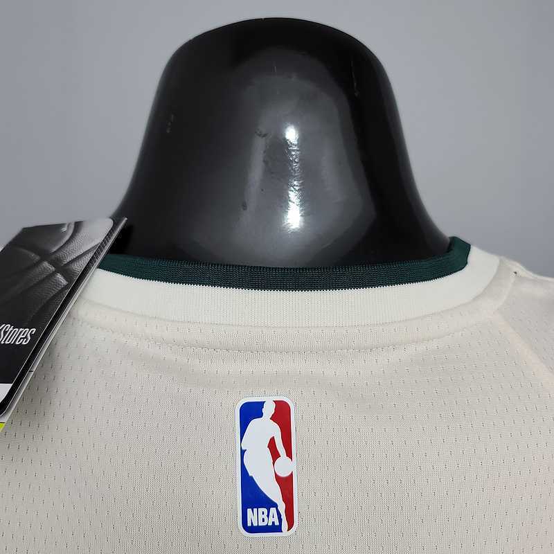 Antetokounmpo#34 Bucks Striped Off-White