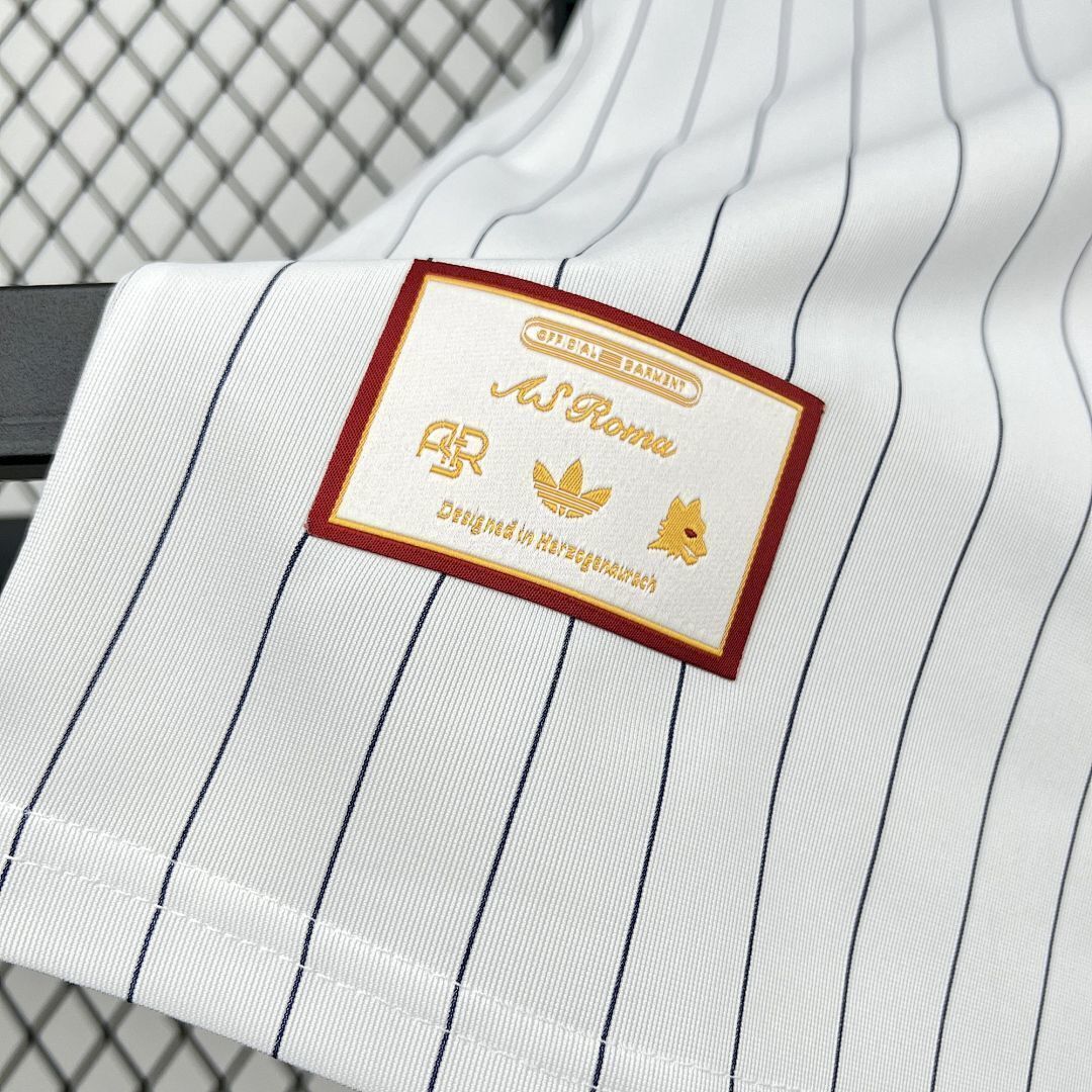 Roma 2025/26 White Terrace Icons Jersey size S-2XL