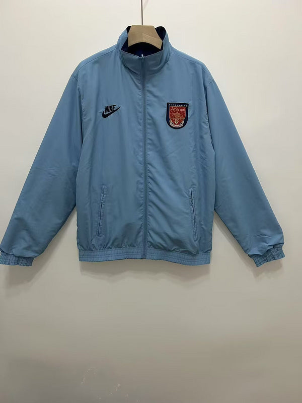25-26 Arsenal blue reversible windbreaker
