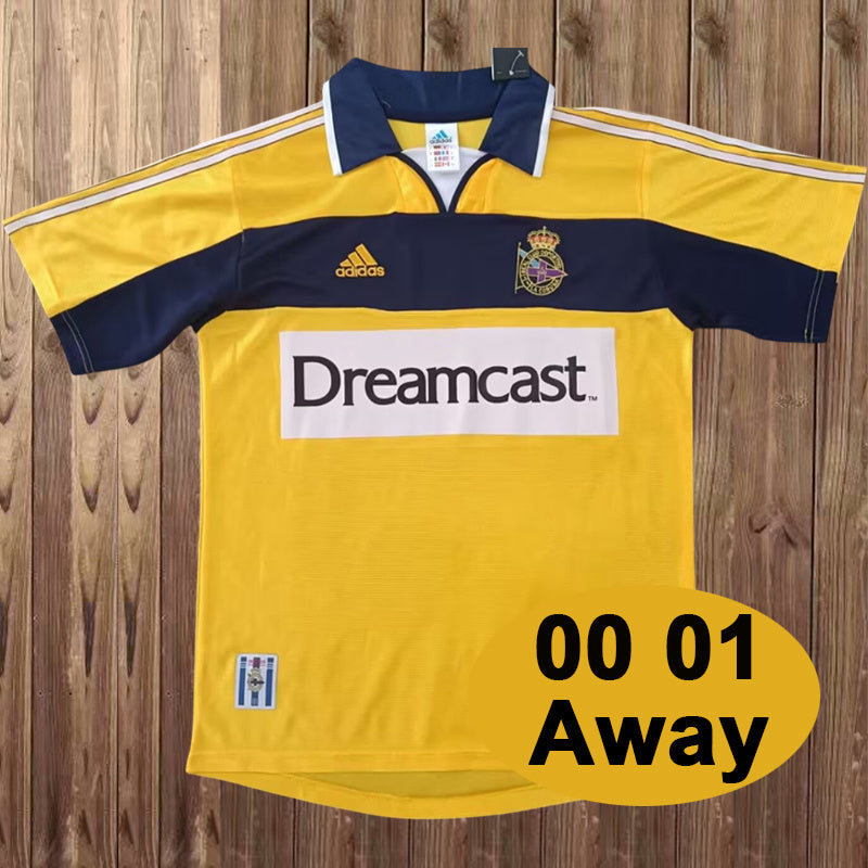 00-01 Deportivo La Coruna Away retro jersey