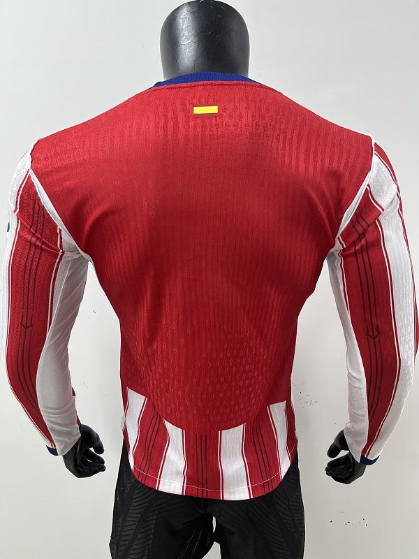 26-27 Atletico Madrid Home Long Sleeve Player version S-3XL
