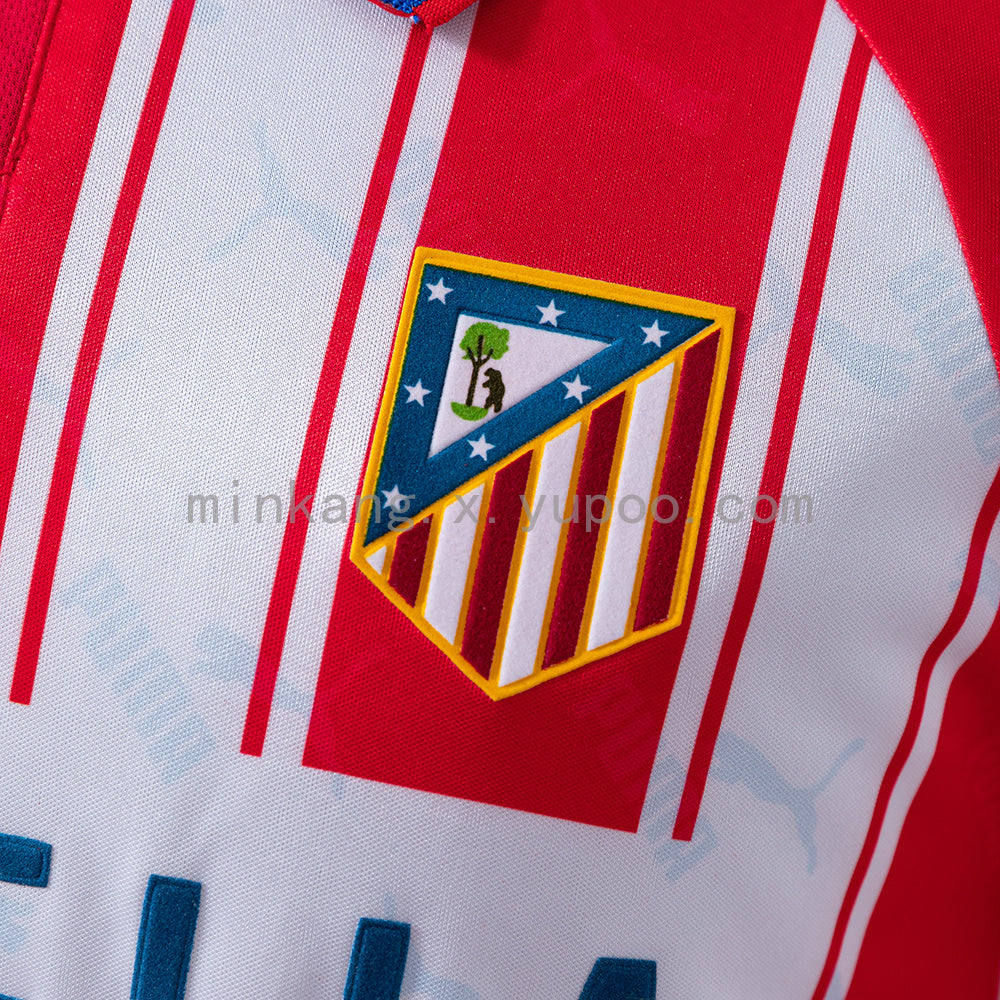Atletico Madrid 94/95 Home Long Sleeve Retro Jersey S-XXL