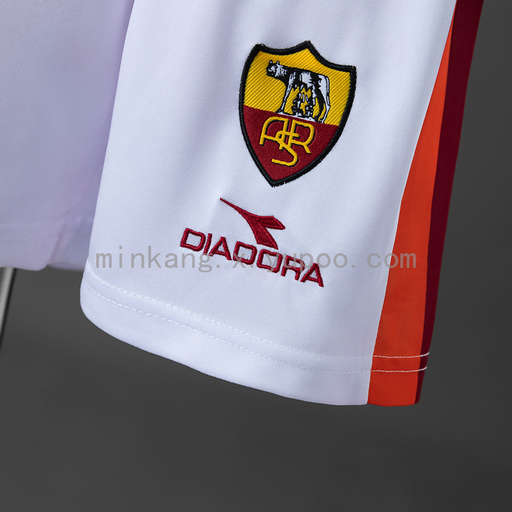 Roma 98/99 Home Retro Kids Kit Jersey Size 16-28
