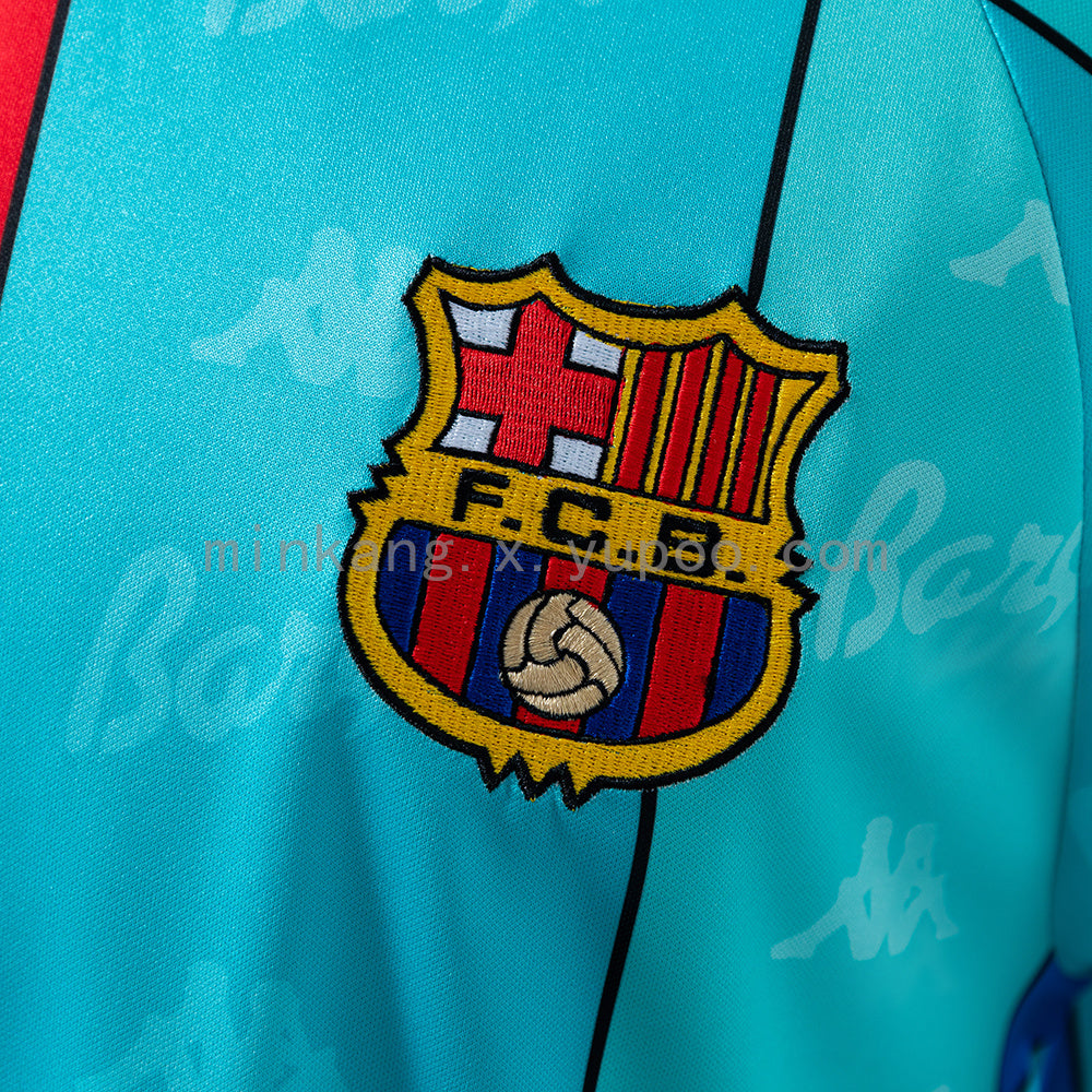 Barcelona 95/97 Away Long Sleeve Retro Jersey S-XXL