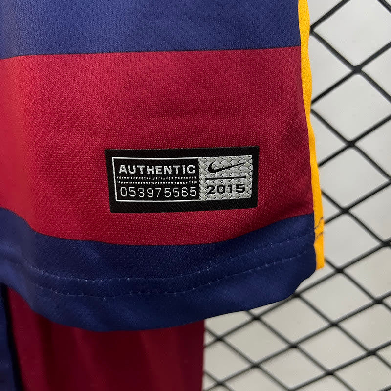 15-16 Barcelona home retro kid kit