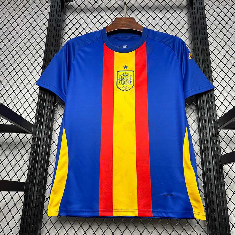 24-25 Spain Euro Pre-match training uniform Jersey
