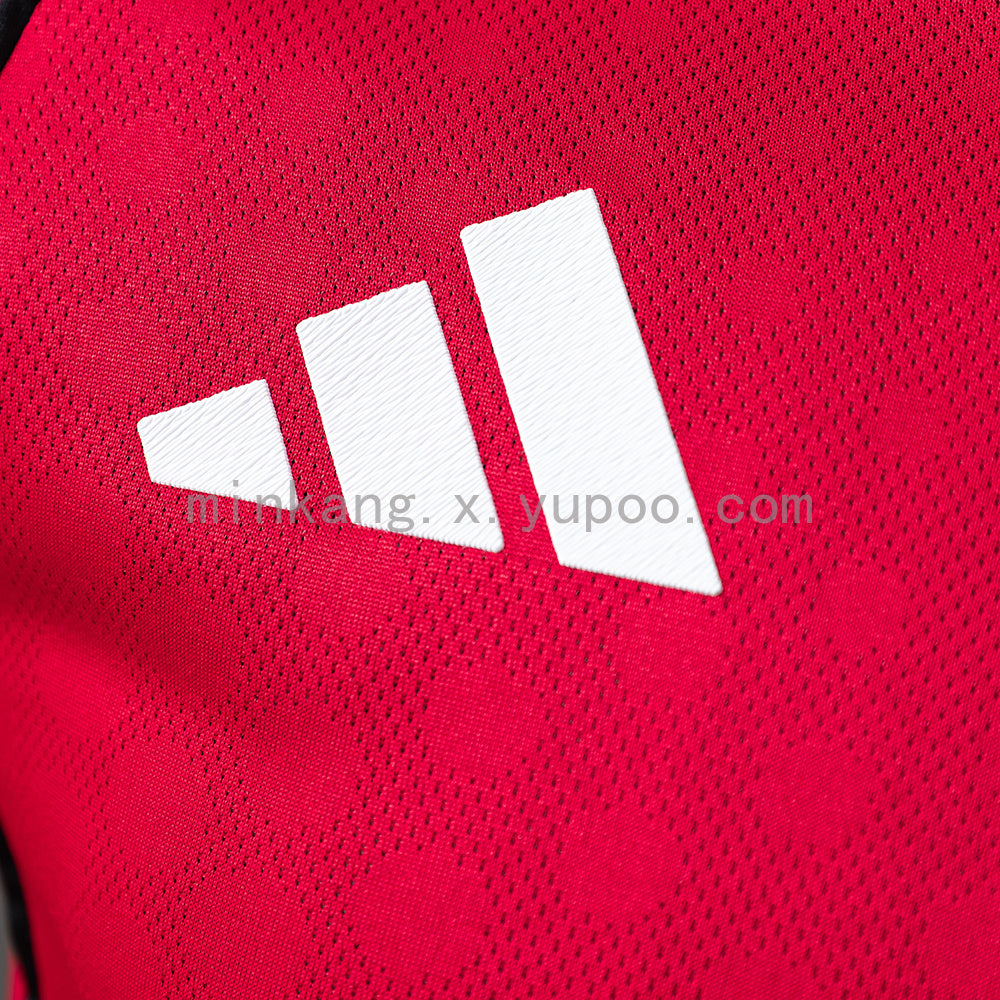 M-U 25/26 Home Long Sleeve Player Version Jersey S-3XL