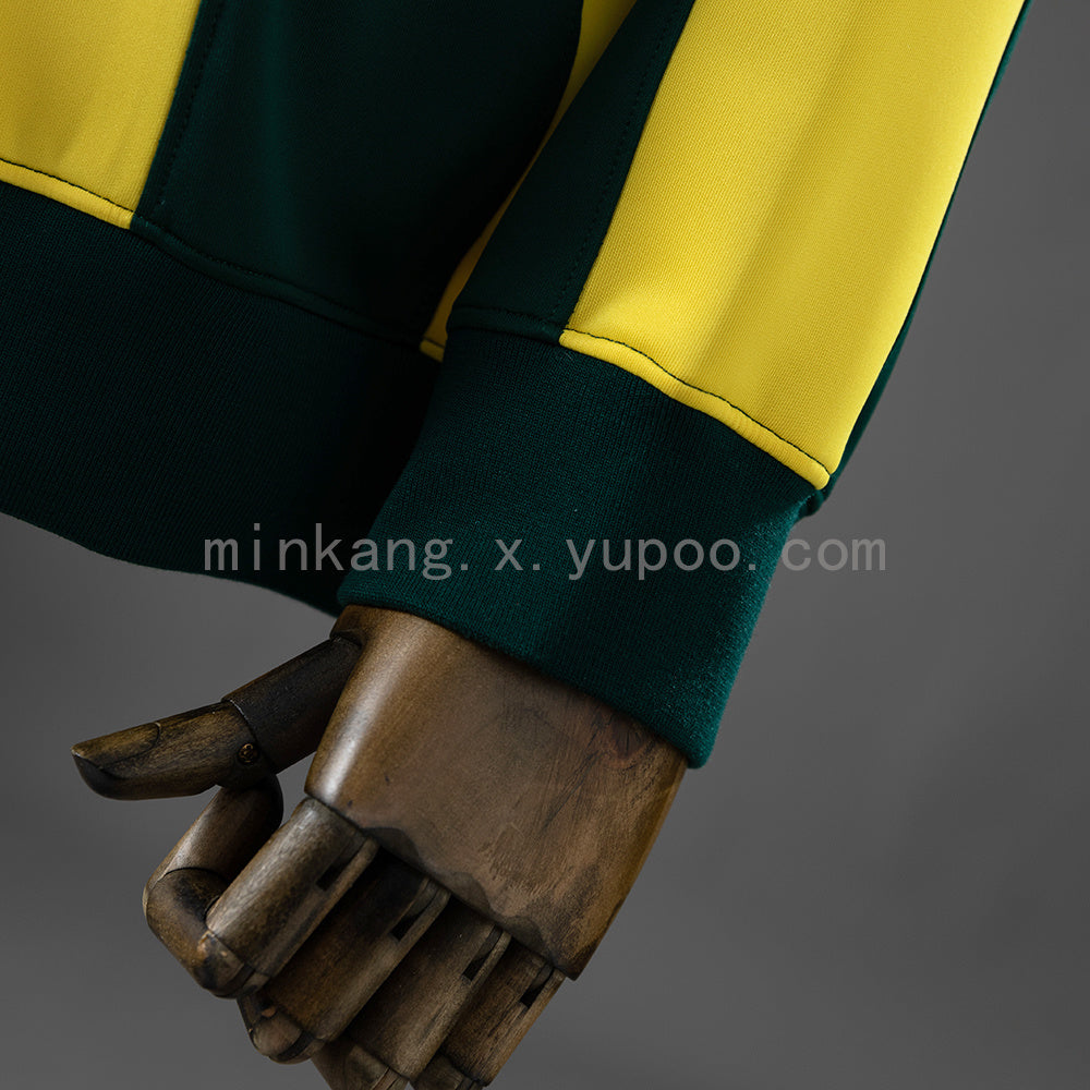 Brazil Long-sleeved Sweatshirt - Yellow &amp; Green M-3XL