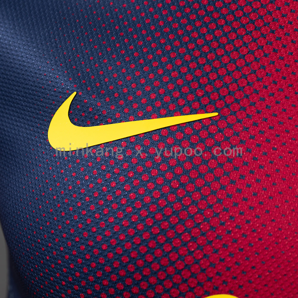 Barcelona 12/13 Home Player Version Retro Jersey S-3XL