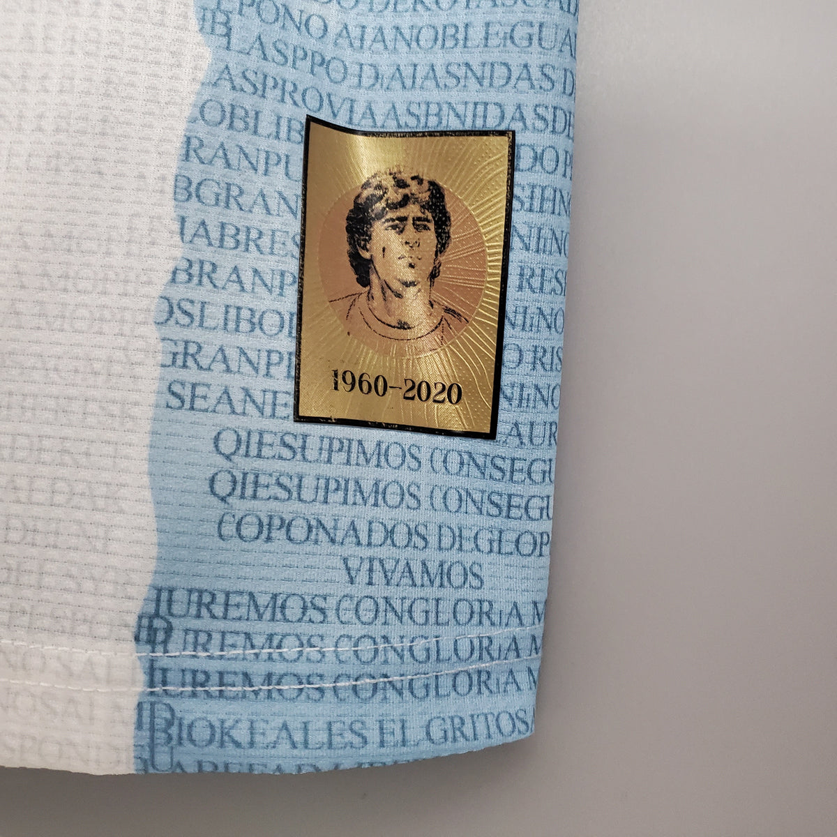 2021 Argentina Commemorative Edition White Blue S-XXL