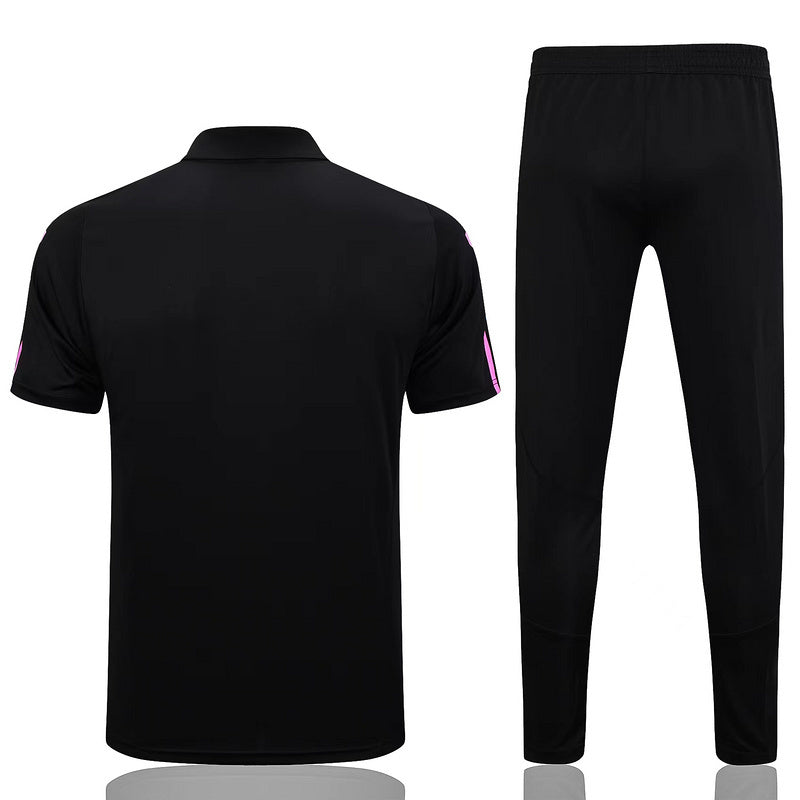 23-24 Real Madrid Black POLO suit