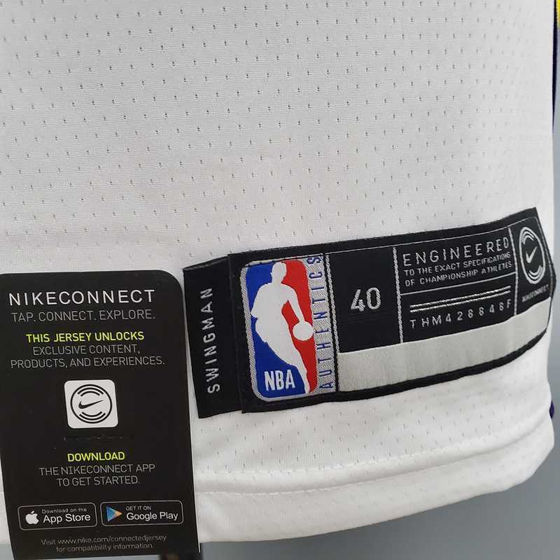 James #6 Lakers white
