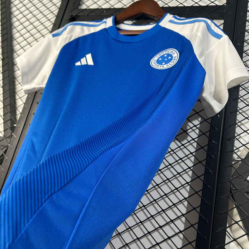 25-26 Cruzeiro Home Woman Jersey S-XXL