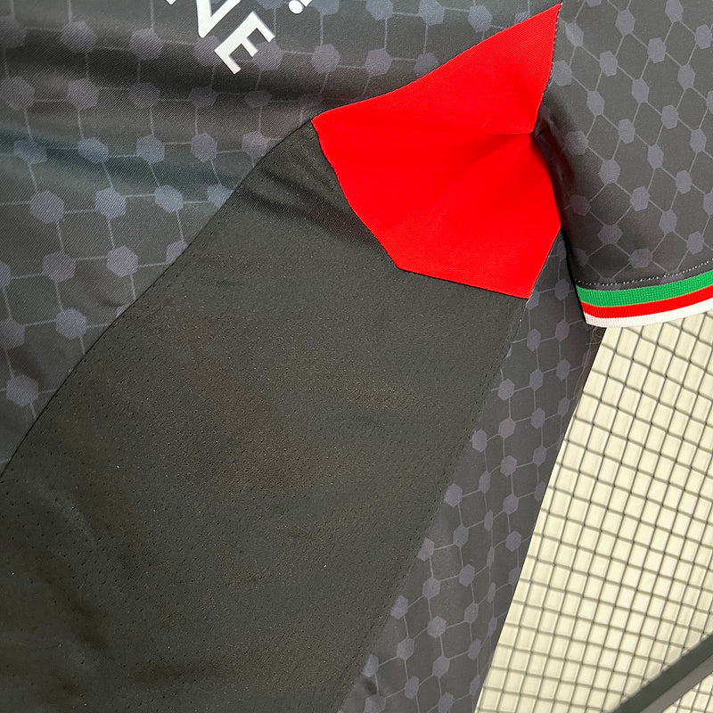 24-25 Palestinian third away black jersey