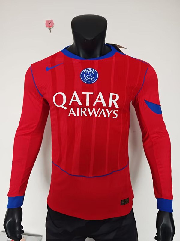 25-26 Paris Third Long Sleeve Player Version S-3XL — Jsonwang 26/27
