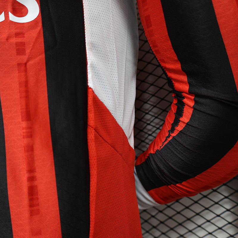 24-25 AC Milan home long sleeve player version jersey