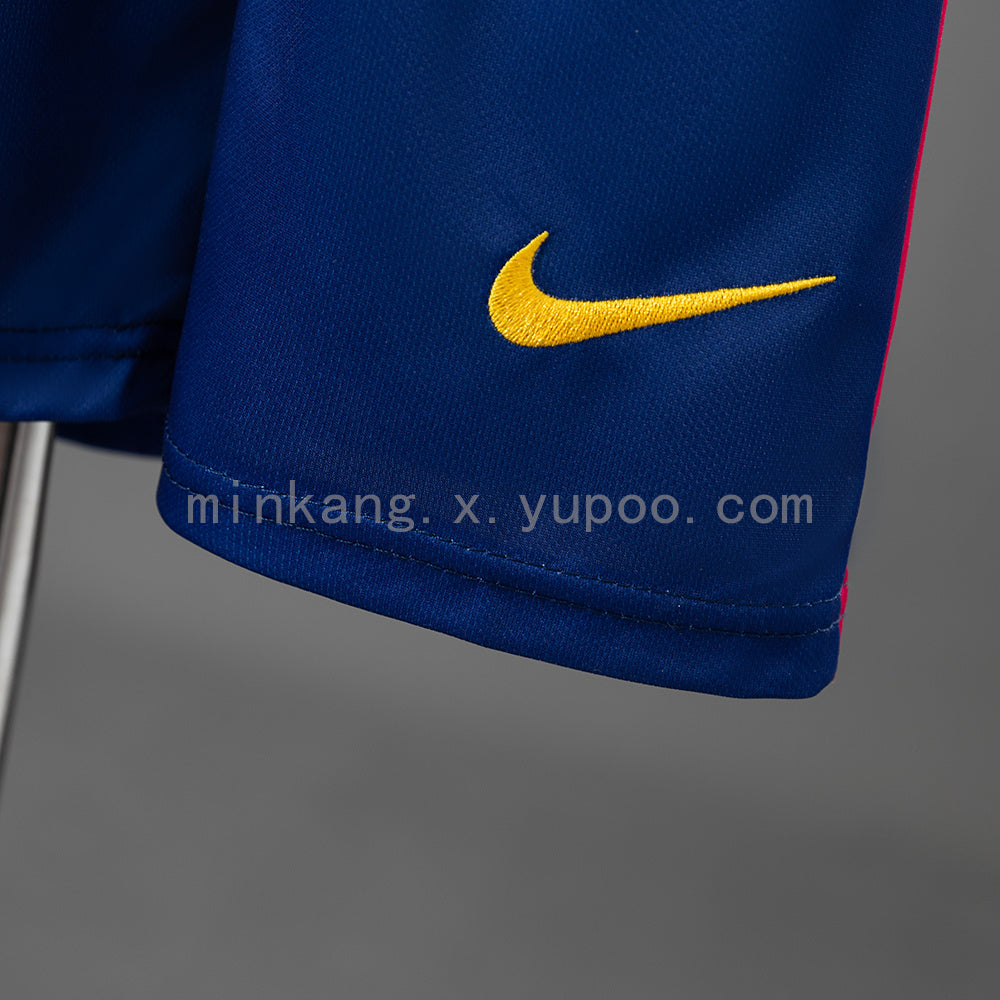 Barcelona 14/15 Home Retro Kids Kit Jersey Size 16-28