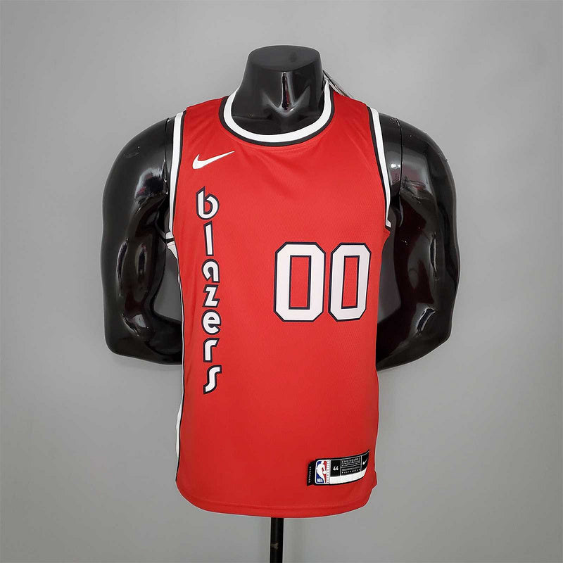 ANTHONY#00 Trail Blazers Retro Red