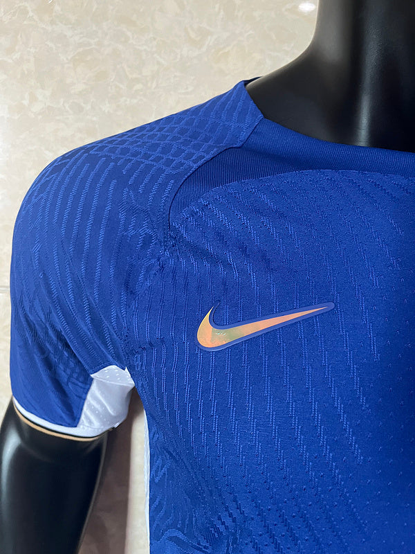 Chelsea 2023/24 home Player version soccer jersey