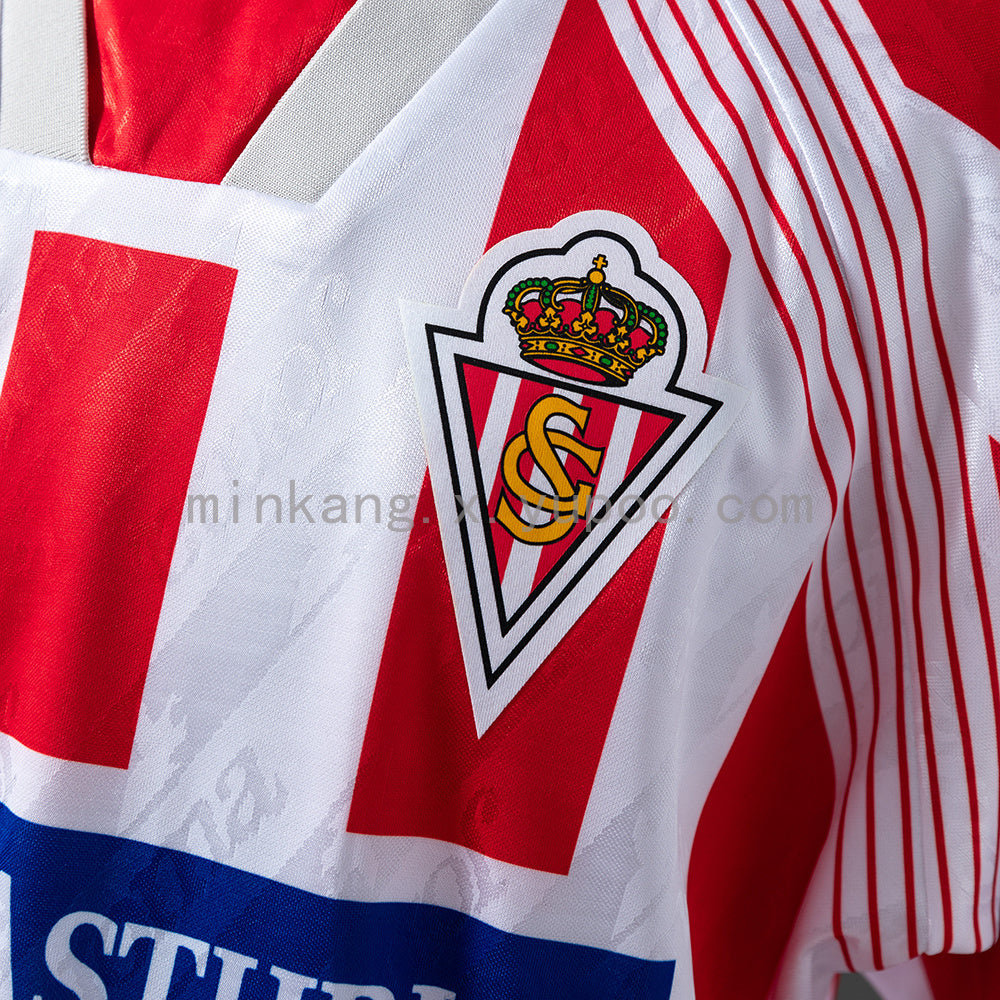 Retro 94/95 Sporting Gijon Home Size S-XXL