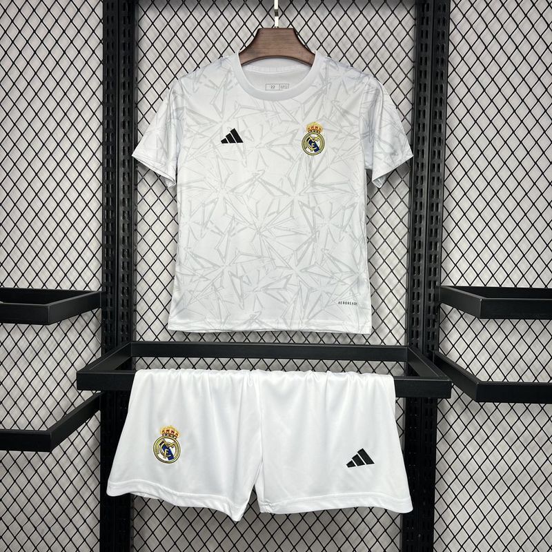 24-25 Real Madrid Pre-match training Kids Kit