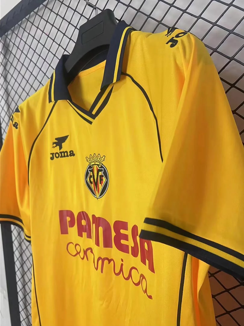 Villarreal CF 2025/26 Retro Model Jersey Size S-4XL