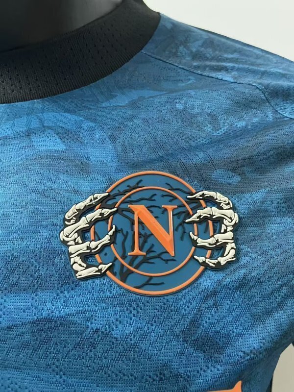 Naples Napoli 2025/26 Halloween version Navy Player Edition soccer Jersey S-2XL