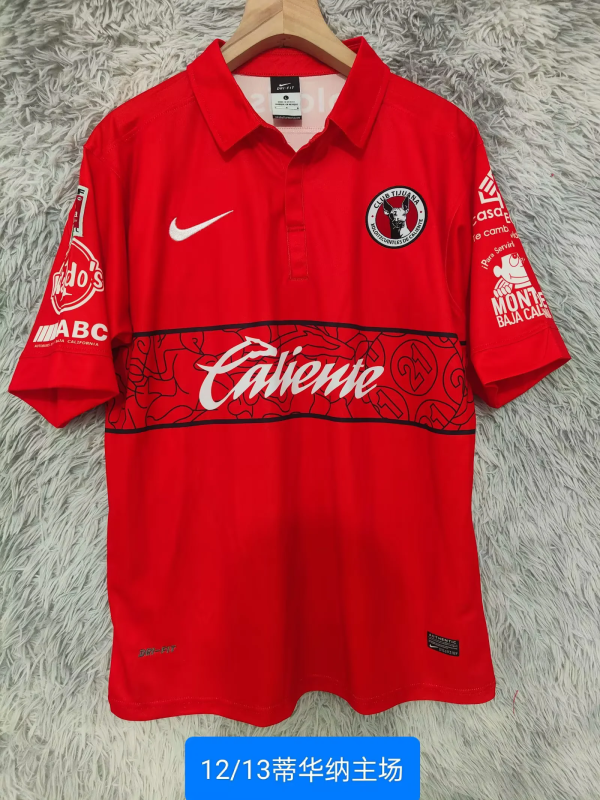 12-13 Tijuana home Retro soccer jersey