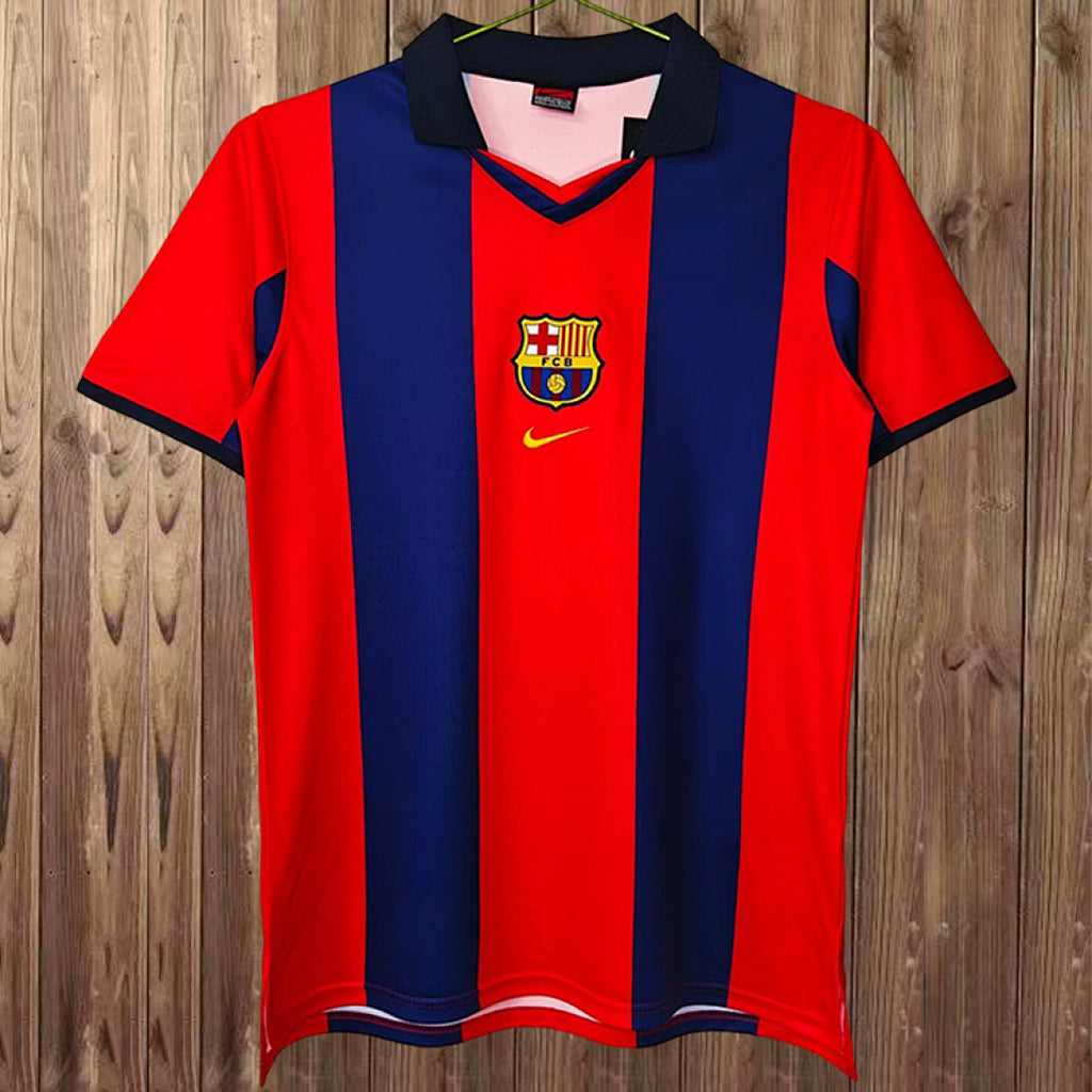 Retro Barcelona2000/01 Home Soccer Jersey