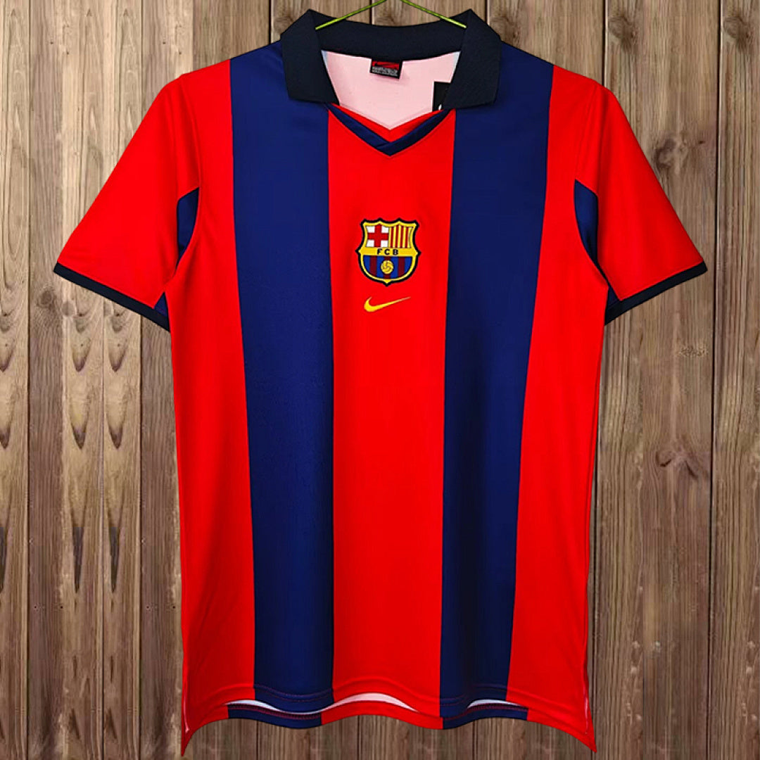 Retro Barcelona2000/01 Home Soccer Jersey