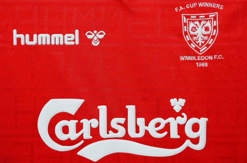 Retro Wimbledon 1988/89 Red soccer jerseys