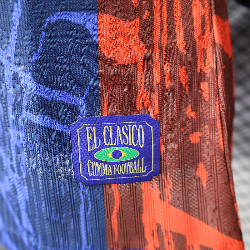 24-25 Barcelona Red and Blue Special Player Version jersey