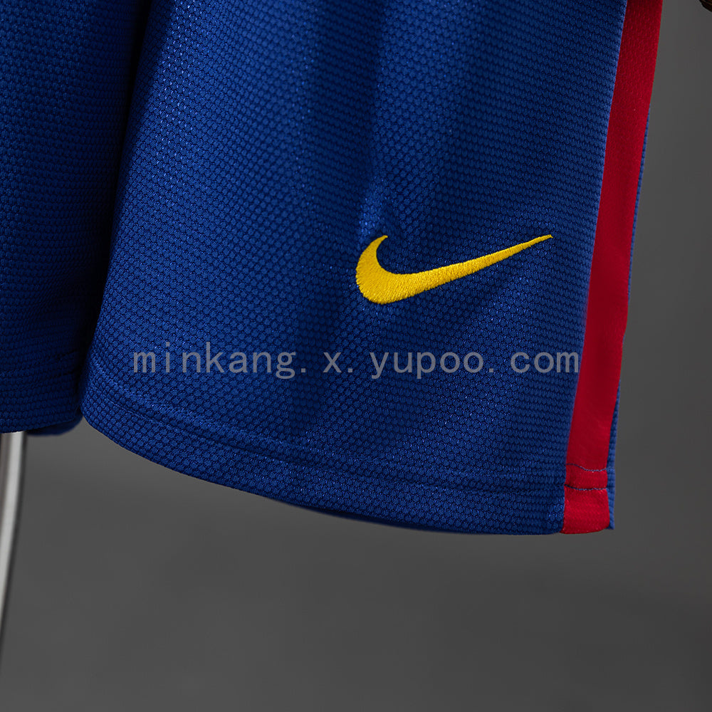 Barcelona 12/13 Home Retro Kids Kit Jersey Size 16-28