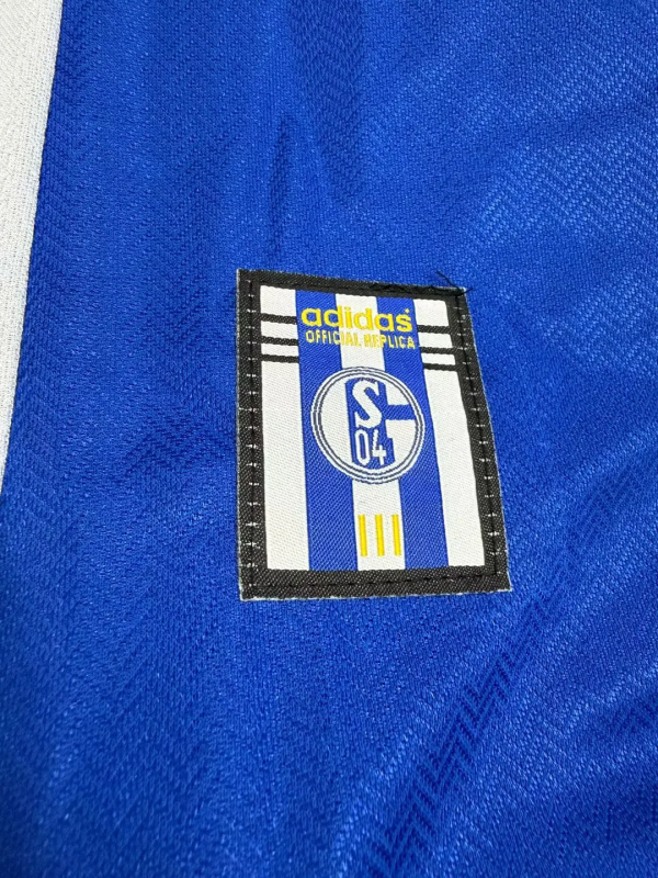 98-00 Schalke 04 home retro soccer jersey size S-2XL