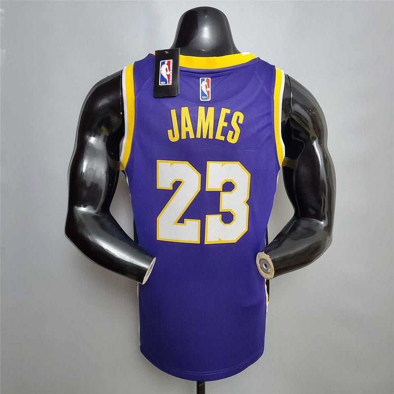 James #23 Lakers purple